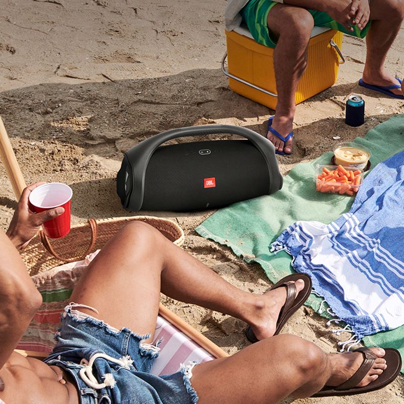 [QUEIMA DE ESTOQUE 🔥]Caixa de Som Portátil JBL Boombox com Bluetooth 50W Lacrada